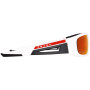 Prada Linea Rossa PS-02YS-AAI04U Lunettes de soleil pour homme Blanc/noir mat 59 mm