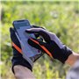 Urban Prime Long Gel-Padded Gloves Orange Summer Version Gants de Cyclisme d'été Longs antidérapants en Gel avec écran Tactile O