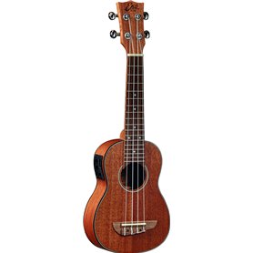 EKO Guitars 06201016 Duo Ukulélé soprano acoustique et électrique - Acajou