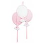 FILET - Noeud De Naissance Nouveau-né Composé de Trois Ballons dont Un avec Insert en Toile Aida à Broder