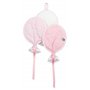 FILET - Noeud De Naissance Nouveau-né Composé de Trois Ballons dont Un avec Insert en Toile Aida à Broder, Réalisé en Coton Remb