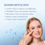 Solution Saline pour Lentilles de Contact - Rinçage et Hydratation | Puissance Bactériostatique | Bipack 2 x 360 ml | Idéal pour