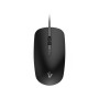 VulTech MOU-10 Souris avec Fil USB Silencieux, commutateur DPI réglable 1000-2000, 4 Boutons + molette Scroll, Ergonomique, Ultr