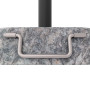 FRANKYSTAR Pierre - Base pour parasol de jardin rond Ø45 cm Pied de 25 kg pour parasols en pierre grise