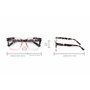 GianMarcoVenturi Lunettes de lecture Ischia Rose Multicolor +1,50, Rose multicolore, 1.5 Diottria