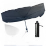 Pare-soleil de voiture pliable 130 x 75 cm - Anti-UV pour pare-brise avant - Protection solaire intérieure voiture - Universel p