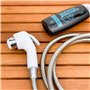 GATE14® Pomme de Douche pour Bateau ou Camping-Car avec connecteur incurvé