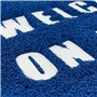 GATE14® Paillasson Bateau Thème Nautique Tapis en PVC Bleu et Blanc 60 x 40 cm