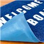 GATE14® Paillasson Bateau Thème Nautique Tapis en PVC Bleu et Blanc 60 x 40 cm