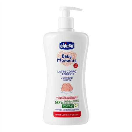 Chicco Baby Moments Latte Corpo Sensitive Leggero 500 Ml
