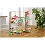 Hochet musical en forme de renard, hochet électronique avec sons et activités manuelles, oreilles en plastique souple pour la de