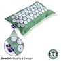 MYSA Coussin Chauffant d'acupression et de thermothérapie Fourre de blé 100% Biologique pour Les douleurs cervicales