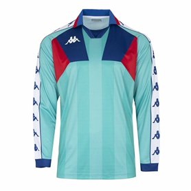 Maillot de Football à Manches Courtes pour Homme Kappa Amario Bleu Rouge