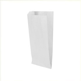 VIRSUS 200 Sacs Blancs en Papier Kraft Alimentaire 14x30 - Enveloppes Idéales pour Pain