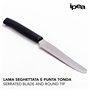 IPEA Couteaux de Table à Steak - Lot de 6 - Couteau Tranchant Bout Rond en Acier Inoxydable pour Couper la Viande et les Aliment