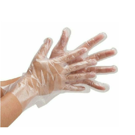 GOOD STUFF Gants jetables en polyéthylène transparent – 100 pièces