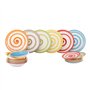 Service de 18 assiettes Hypno