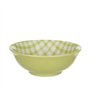 Saladier 21 cm vert Vichy