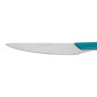 Lot de 24 couverts acier manche bleu Aphrodite