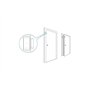 Saraoriginalshop Lot de 2 contacts magnétiques alarme antivol pour portes et fenêtres, maison, magasin, bureau, système capteurs