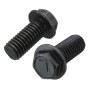 Alamor 1Pcs Scie Boulon De Lame M8 X 18 mm Gauche Filetage Tête Hexagonale Black Metal Bride