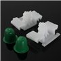 C-FUNN 10Pcs Voiture Porte Bosse Bande Attache Clips Côté Extérieur Trim Moulage pour BMW E36