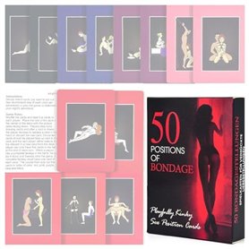 AJOHBM Jeu de 50 Cartes Jouets de Divertissement pour Couple Accessoires pour Chambre Cartes Jeux de société de-Y4D3W