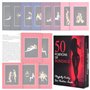 AJOHBM Jeu de 50 Cartes Jouets de Divertissement pour Couple Accessoires pour Chambre Cartes Jeux de société de-Y4D3W