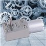 Grand moteur à engrenages à vis sans fin de torsion, réduction de vitesse de type Micro DC6V avec engrenages précis à billes Boî