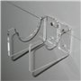 XFC-QJIA, Porte-Fusil Acrylique/mousquet Supports/Rifle Montage Mural Affichage/Gun Arme/bâton de Combat Holder/Paire