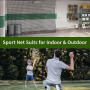 Filet d'entraînement pour Le Golf,6x3m Filet Golf,avec Boucle De Sécurité Et Câble Élastique,Filet d'Entraînement pour Le Golf,B