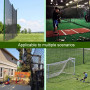 Filet d'entraînement pour Le Golf,6x3m Filet Golf,avec Boucle De Sécurité Et Câble Élastique,Filet d'Entraînement pour Le Golf,B