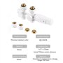 Kit De Raccordement Central Avec Thermostat Pour Radiateurs,50mm-5 Niveaux Réglables, (φ16mm*g1/2", 1 Pièce) Conception Multi-Bl
