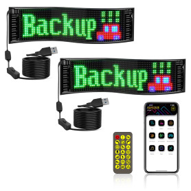 NEWFUN 2x Panneau led voiture