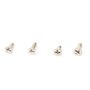 600PCS M1.0 M1.2 M1.4 M1.6 Ensemble De Vis à Tête Plate Croisée En Acier Inoxydable, Kit D'assortiment De Vis Autotaraudeuses Cr