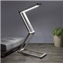 Haofy Lampe de bureau LED portable pliable rechargeable USB 2 niveaux de luminosit¨¦ 360 degr¨¦s rotation pour lecture ¨¦tude ca
