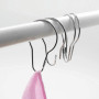 LEBQ 40 Pack Anneaux de Rideau de Douche Crochets Suspendus pour Tri et Organisation