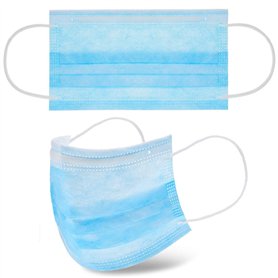 M / un masque de protection à 3 couches de protection jetable avec boucle d'oreille