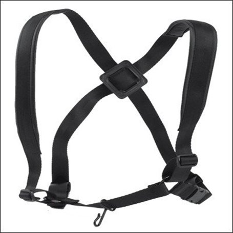 Ortola 1671 Corde saxo croisé harnais sd-21w femme Noir