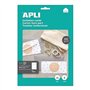 Apli 17901 - Pochette de 45 cartes faire-part/Cartes d'invitation - 210 x 99 mm - Couleur: Blanc - Grammage: 200 g/m²