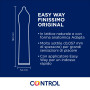 Control EasyWay Finissimo Original préservatifs fins avec languette pour port rapide - 24 préservatifs