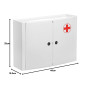 TATAY Placard Salle de Bain Pharmacie | Fixation avec ou sans Vis | Polypropylène | Vis Incluses | Facile à Nettoyer et à Monter