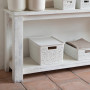 TATAY Bohol Boîte de rangement rectangulaire en polypropylène sans BPA 100 % plastique recyclé Blanc Dimensions 30 x 39 x 21,5 c