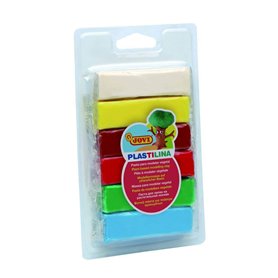 Jovi Pâte à Modeler Végétale Plastilina Blister de 6 Couleurs de 25 g (30)