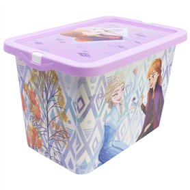 Stor Boîte de rangement avec fermeture à clic de 7 litres de la Reine des Neiges
