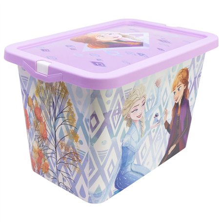 Stor Boîte de rangement avec fermeture à clic de 7 litres de la Reine des Neiges