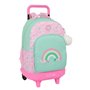 Cartable à roulettes Glow Lab Amazing Vert Rose 33 x 45 x 22 cm