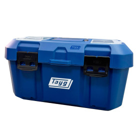 Tayg Boîte à outils 46 bleue - Étui et plateau intérieur amovibles
