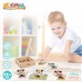 WOOMAX Disney Puzzle en Bois Costumes Minnie 19 pièces 12,5 x 14 cm (48724), Multicolore, Trajes