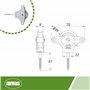 Amig - Poulie 21 Inoxydable 18/8 | Sécurité Renforcée & Confort | Verrou à Plaque Fiable | Isolation Coupe Froid Bas de Porte | 
